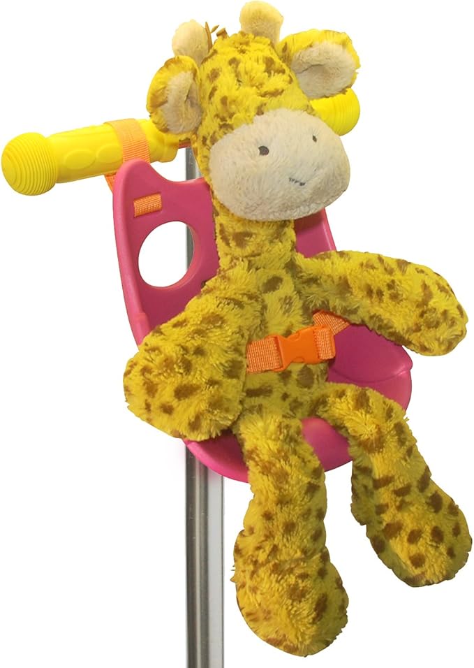 Scootaheadz Owl Scooter Seat – Fun Baby Doll Accessories - Adorable Kids Micro Scooter Accessories - Teddy Carrier for Toddlers - Also Fits Bikes and Trikes - Bike Doll Seat Pink