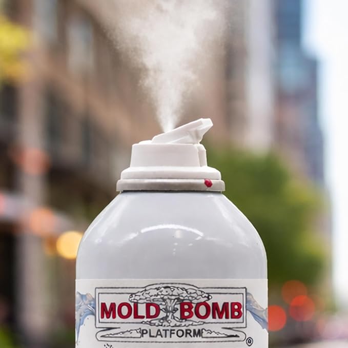 MOLD BOMB Fogger – Mold Stain & Odor Fogger – Deep Penetrating Room Treatment for Affected Areas – DIY Cleanup Solution (1 Pack)