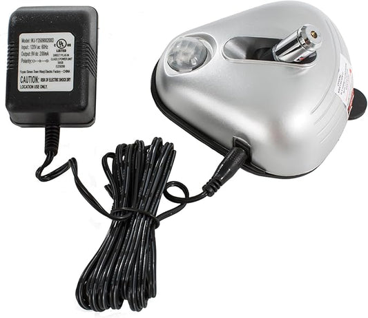 Maxsa 37310 Park Right Single Laser Parking Guide for One-Car Garage, Adjustable Laser, Motion Activated, AC Adapter & Battery Backup, Universal Car and SUV Parking Guide, Silver