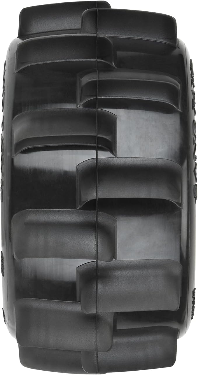 Pro-Line Racing Sand Paw HP Belted 2.8" Sand Truck Tires Mounted on Raid Black 6x30 Removable Hex 12mm & 14mm Wheels 2 PRO1024910