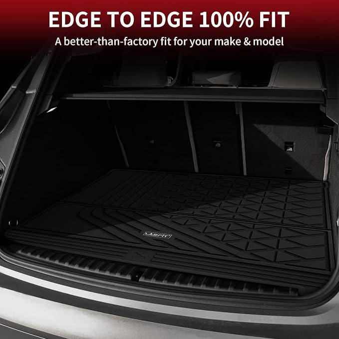 LASFIT Cargo Liner Fit for 2022-2024 2025 2026 BMW IX xDrive45 xDrive50 xDrive60 M60 M70, All Weather Protection TPE Car Trunk Mat for BMW IX Accessories, Anti-Slip, Black