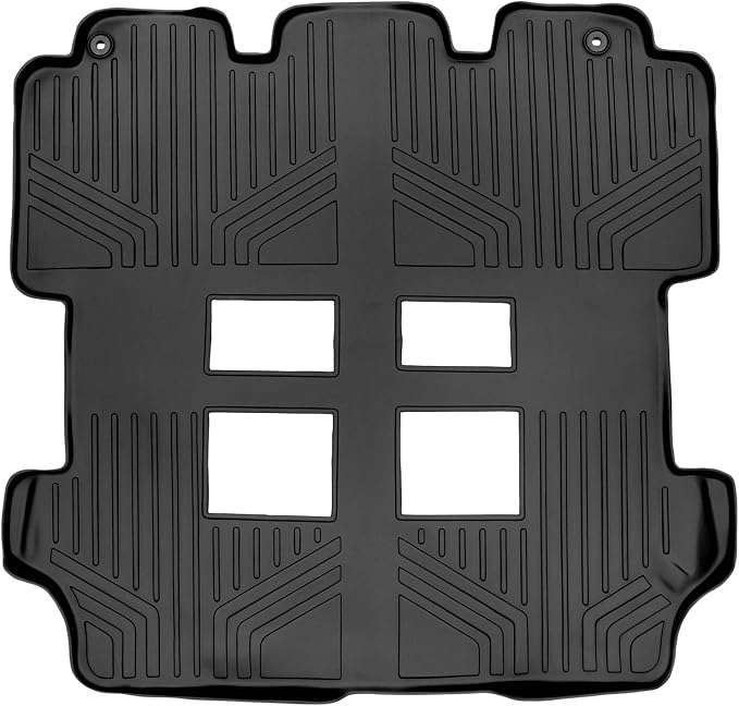 SMARTLINER Custom Fit Floor Mats 2nd and 3rd Row Liner for 2011-2017 Honda Odyssey