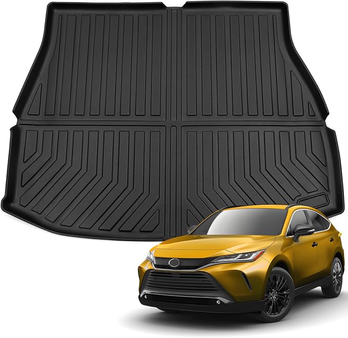 KUST Trunk Cargo Mat for Toyota Venza 2021-2025, All Weather Rear Cargo Liner for Toyota Venza Accessories