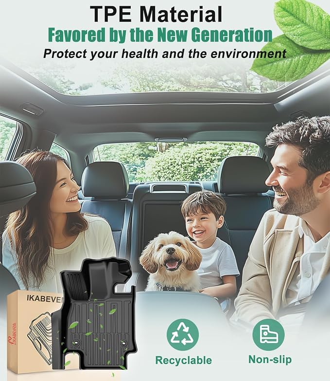 for 2022-2026 Lexus NX NX250/NX350 Floor Mats & Cargo Liner - Custom Fit TPE All Weather Floor Liners for Lexus NX 1st & 2nd Row & Trunk Mat Full Set Car Mats, Black