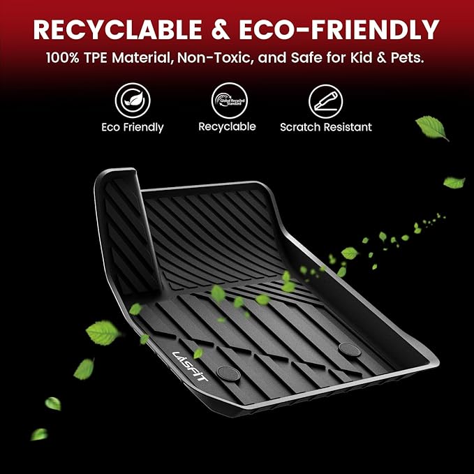 LASFIT Floor Mats & Cargo Liner 2021-2026 & Only 7 Seats (Not for 8/9 Seats) for Chevrolet Chevy Tahoe/GMC Yukon(Only Yukon, Not Fit Yukon XL)/Cadillac Escalade(Only Escalade, Not Fit Escalade ESV)