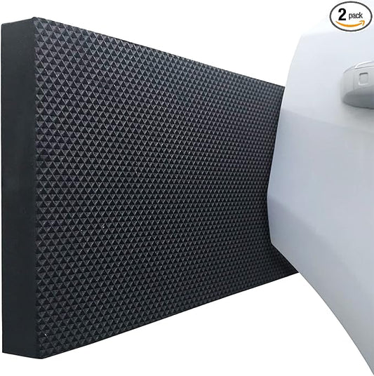 AMPULLA GWP02S Garage Wall Protector Car Door Protectors, Designed in Germany (2, Black)