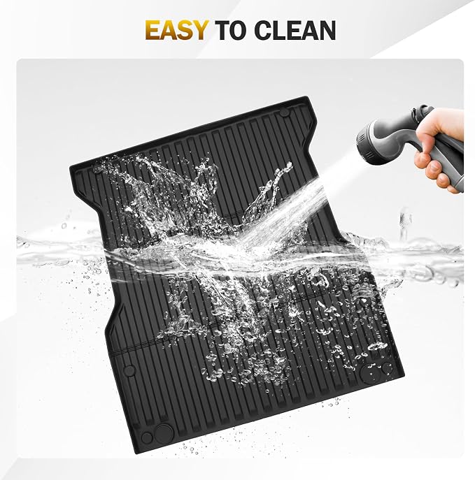 Truck Bed Mat for Toyota Tacoma 5FT 2024 2025 2026, All Weather Bed Liner for Tacoma Accessories, Heavy Duty Bed Mats, Car Accessories