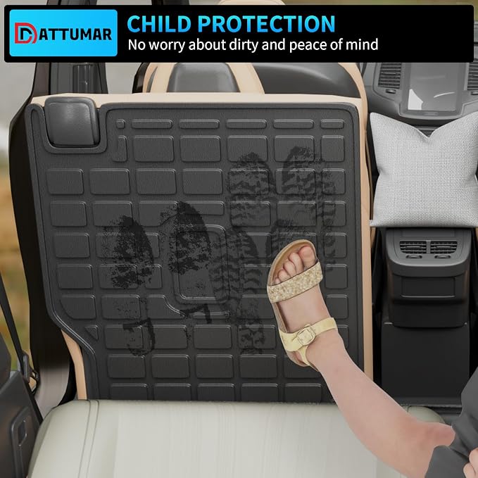 Floor Mats Compatible with 2018-2024 Ford Expedition 7-Seater (Not Fit Max) Cargo Liner Trunk Mat Back Seat Cover 2023 Expedition Accessories (Trunk Mat+2nd&3rd Row Backrest Mats+Floor Mats)