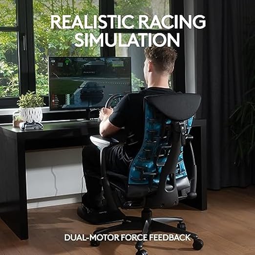 Logitech G29 Driving Force Racing Wheel + Floor Pedals + Driving Force Shifter + ASTRO Gaming A20 Wireless Headset Gen 2 Bundle -PS5, PS4, PC, Mac