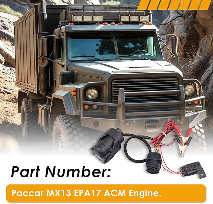Engine Diagnostic Cable Compatible with Paccar MX13 EPA17 ACM Engine Fit for Heavy Duty/Commercial Vehicles Diagnose Issues Wiring Harness