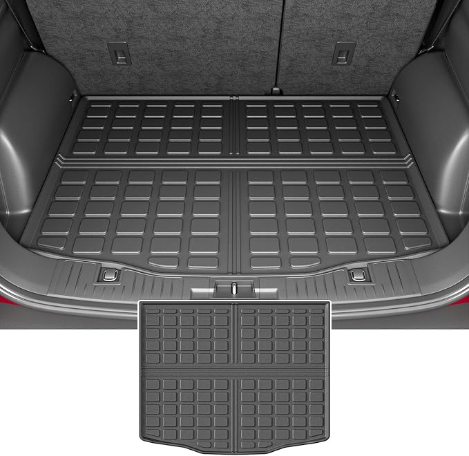 powoq Trunk Mat Compatible with 2020-2026 Ford Escape Cargo Mat All Season Protection Cargo Liner TPE Trunk Liner Replacement for 2020 2021 2022 2023 2024 2025 2026 Ford Escape Accessories