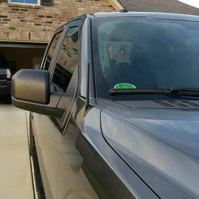 KSaAuto Short Antenna for Ford F150 F-150 2009-2026, 2017-2026 F-250 F-350, 2021-2024 Bronco, 7 Inch F150 Pickup Truck Short Antenna Ford F150 Accessories, Not for 2025 Bronco