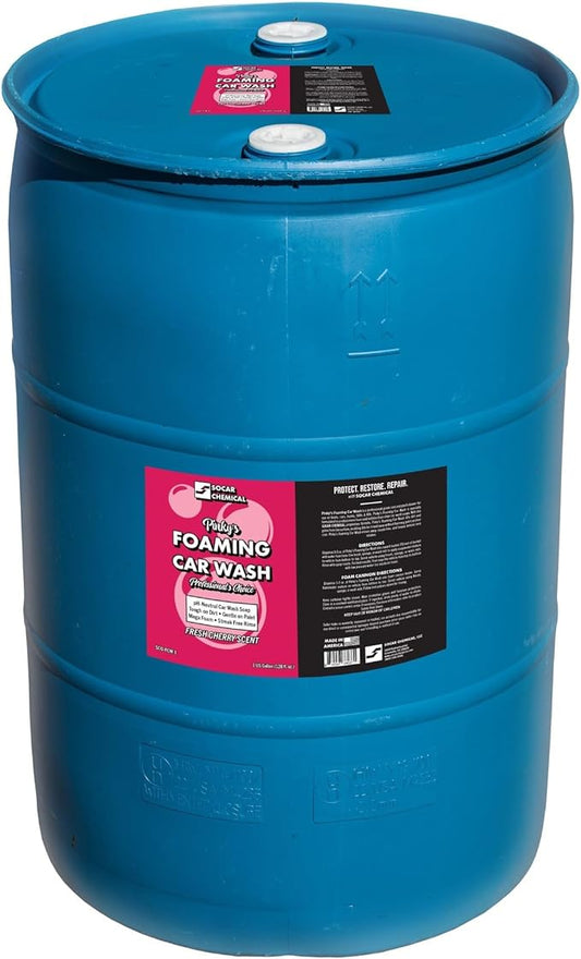 SOCAR Pinky’s Foaming Car Wash Soap. Detailers Choice, pH Balanced, Gentle, Safe On All Paint, Wax & Sealants. Cars, Trucks, RV’s, Boats. Case of 55 Gallons Use in Foam Cannon & Bucket Wash