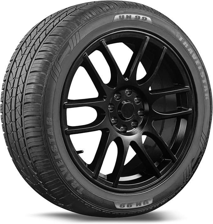 Set of 4 (Four) Travelstar UN99 All Season 185/60R15 84H All Season Radial Passenger Car Tire 185/60/15 - Includes Three-Year Road Hazard Warranty (Tire Only)