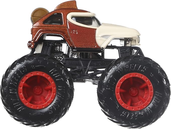 Hot Wheels Monster Trucks Pack 2 Nintendo Toy Cars 1:64 Scale Gift for Kids 3+ Years (Mattel HDH82)