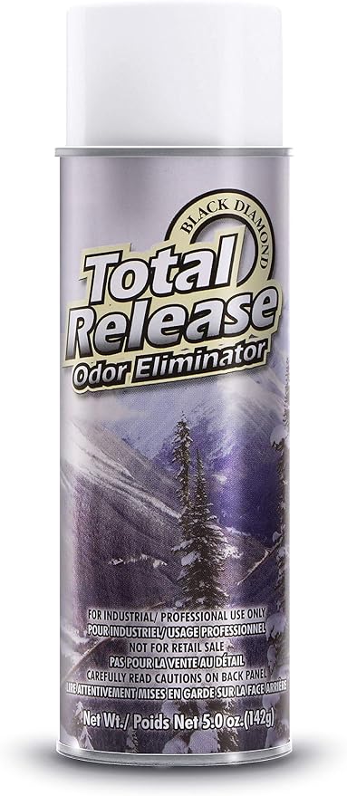HI-TECH Total Release Odor Eliminator Fogger 6 Pack – Black Diamond Scent Car Air Freshener Bomb for Smoke, Pets, Food, Gym & More – Dual Action Spray