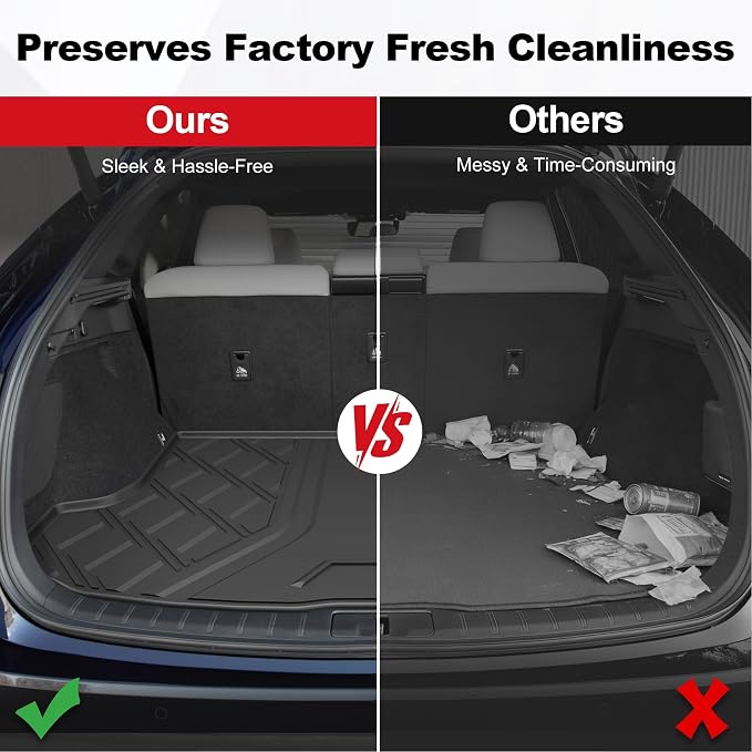 Trunk Mat for Lexus RX350 RX350h RX500h 2023-2026（Not for RX450h+）, All-Weather Custom Fit Cargo Liner