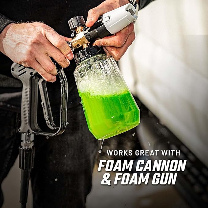 Slick Products Total Off-Road Wash Super Concentrate – Thick Foaming Car Wash Soap with Hybrid-Ceramic Formula for Dirt Bikes ATV UTV Trucks Jeeps and More – Foam Cannon Ready – 64 oz