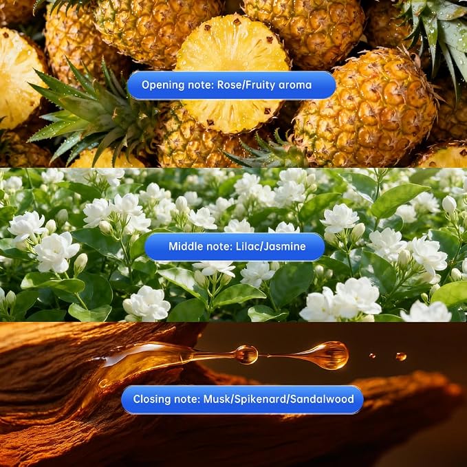 GLODWAY Car Air Freshener Spray, Tropical Flavor Scent, 6 OZ Odor Eliminator,4 Pack, for Cars, Trucks, RVs, Home