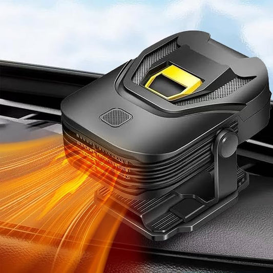 Car Heater,Upgraded 12V Portable Car Heater & Defroster,2-in-1 Fast Heating & Cooling Fan with 360° Swivel Base,Plug-in Auto Car Heaters for Vehicle,SUVs,Trucks & RVs
