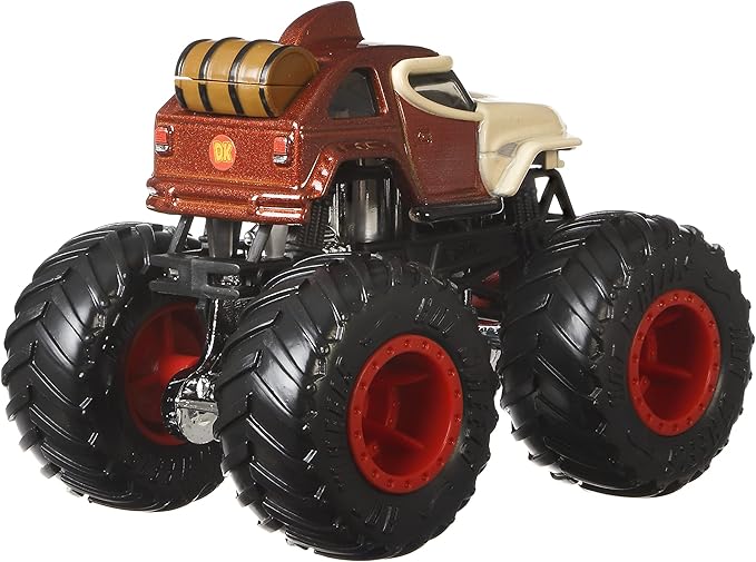 Hot Wheels Monster Trucks Pack 2 Nintendo Toy Cars 1:64 Scale Gift for Kids 3+ Years (Mattel HDH82)