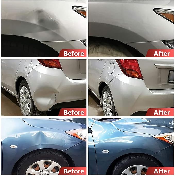 Paintless Dent Repair Kit for Vehicles, Heavy Duty Dent Puller Slide Hammer Kit Paintless Dent Removal Tool for Car Body Repair with 20PCS Suction Cup and Screw Tip