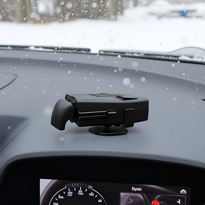 Portable 150W Car Heater and Cooling Fan for Window Defrosting, 12V Electric Heater Defroster with Compact Design for SUV Car Interior Heating and Cooling