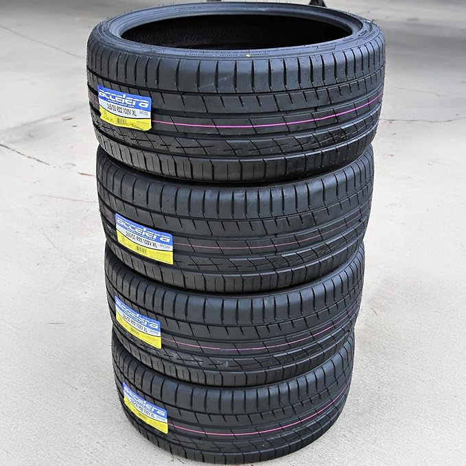 Accelera Iota ST68 All-Season Truck/SUV Performance Radial Tire-265/35R22 265/35/22 265/35-22 102V Load Range XL 4-Ply BSW Black Side Wall UTQG 400AA