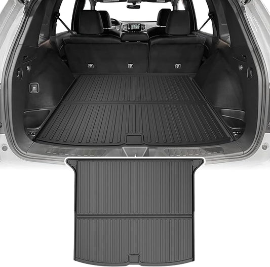 AOMSAZTO Cargo Mat for Honda Passport 2019-2025 | All Weather Custom Fit TPE Trunk Mat Trunk Tray Cargo Tray, Black
