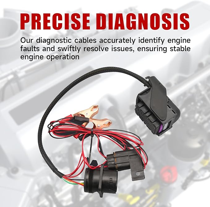 Diagnostic Cable Compatible with Paccar MX13 EPA17 ACM Engine Fit for Heavy Duty/Commercial Vehicles