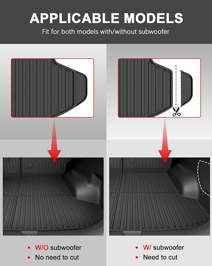 Floor Mats for 2023-2025 2026 Kia Sportage Gas Cargo Mat with Backrest Mat - All Weather Floor Liners Cargo Liner with Seat Back Protector Full Set for Sportage Accessories (Not for Hybrid)