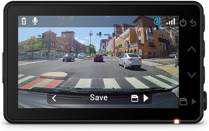 Garmin Dash Cam™ X110, Compact 1080p HD Dash Cam with a 140-degree Field of View, Built in Clarity™ Polarizer, Voice Controlled, GPS, 2.4” Display, Automatic Recording (Renewed)