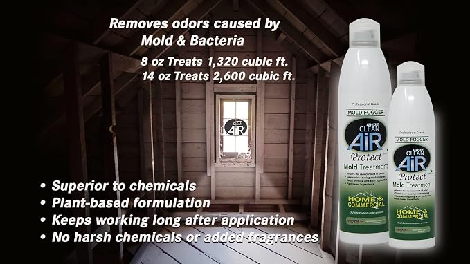DWD2 Clean Air Protect Mold-Odor Apartment Fogger Bundle (1) 8oz. (2) 14oz.