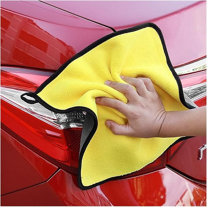 3/5/10Pcs Car Wash Microfiber Towel Set - 30 * 30CM & 30 * 60CM Absorbent Drying & Cleaning Cloth fit for Detailing, Kitchen, Glass and Household Use(5pcs 30-60cm)
