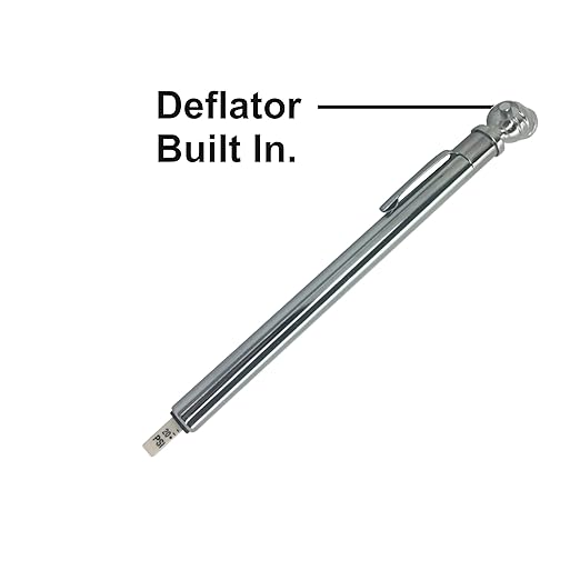 20-120 Psi Car Tire Pressure Gauge Pack of 5. Heavy Duty Tire Pressure Gauge for Car, Bike, Truck, Golf Cart, Semi, 18 Wheeler.