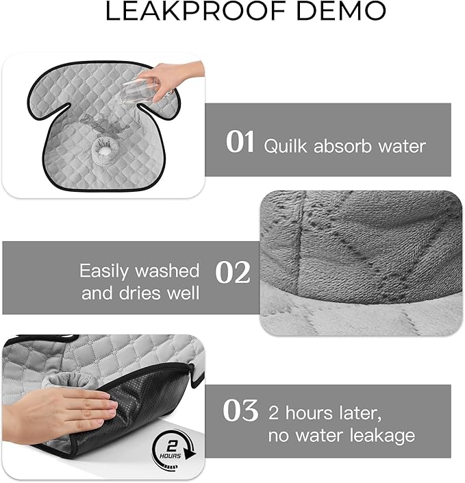 2 Pack Waterproof Piddle Pads Carseat Potty Training Car Seat Protector Waterproof Car Seat Liner Cover to Prevent Pee