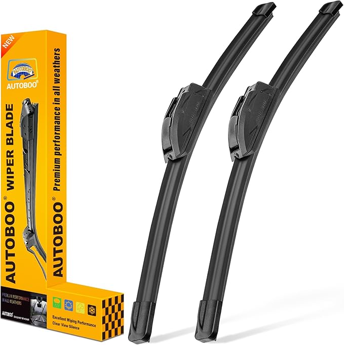 AUTOBOO 20" and 18" Windshield Wipers Blades (Pack Of 2),OEM Quality Premium All-Seasons Wiper blades,Stable and Quiet wiper blades