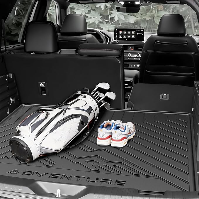 KUST Cargo Trunk Mat for Honda Passport 2026, Rear Cargo Liner for Passport Accessories All Weather TPE Rubber Car Mat Raised Edge