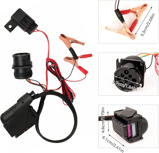 Engine Diagnostic Cable, Compatible with Paccar MX13 EPA17 ACM Engines, Heavy Duty Commercial Vehicle Diagnostic Wiring Harness