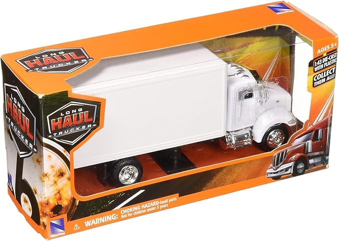 New-Ray 15803D 1: 43 Utility Peterbilt 335 Box Truck White