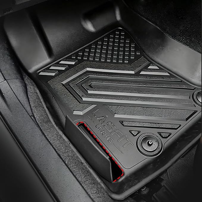 LASFIT Floor Mats Fits for Subaru Crosstrek 2023-2018 & Impreza 2023-2017, All Weather TPE Custom Fit Easy Clean Durable Car Accessories for Crosstrek & Impreza Base/Limited/Premium/Sport Floor Liners