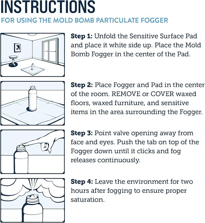 BioCide - Particulates Deodorizer and Odor Reduction Fogger - 6-Pack - 6 oz cans