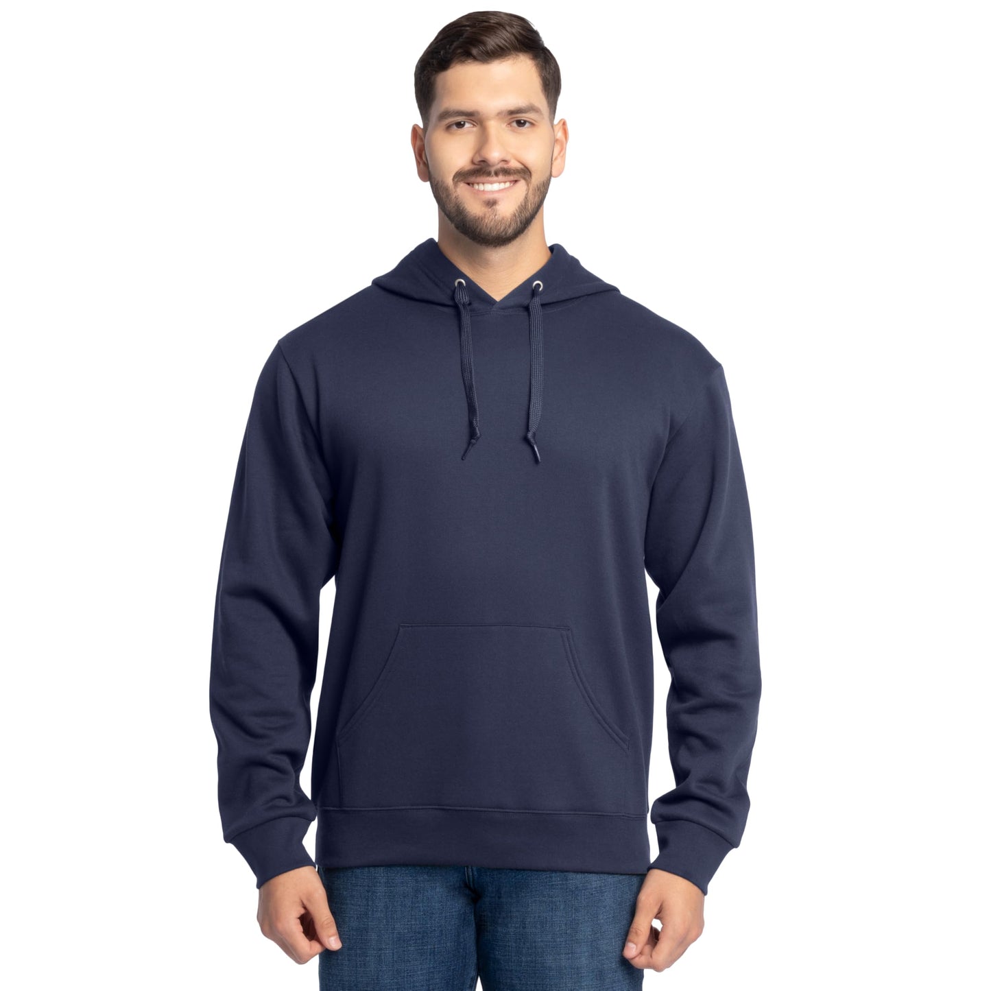 Fruit of the Loom mens Eversoft Fleece Sweatshirts & Hoodies Shirt, Pullover - Black, Large US