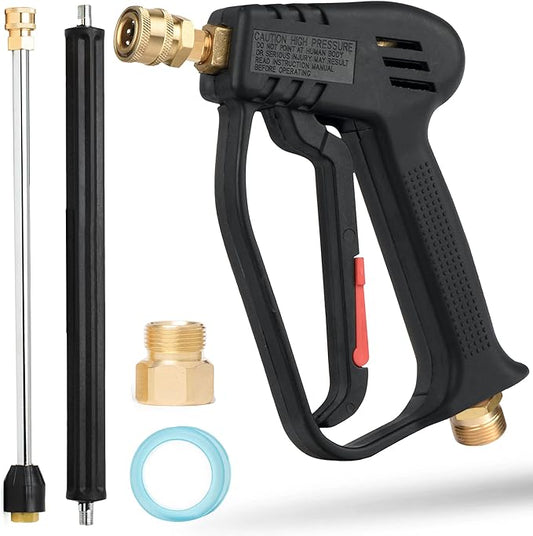 McKillans® Pressure Washer Gun Replacement M22 Inlet with Extension with 1/4” Quick Connector Coupler