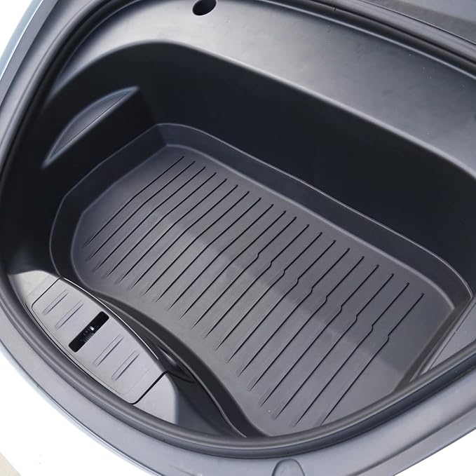 All Weather Cargo Liners for Tesla Model 3 Trunk Mats,Front Frunk and Rear Trunk Tray Mats Protector 2021 2022 2023 Accessories