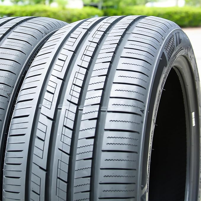 Set of 2 (TWO) Aplus PRO Racing All Season Truck/SUV High Performance Radial Tires-245/50R20 245/50ZR20 245/50/20 245/50-20 102Y Load Range SL 4-Ply BSW Black Side Wall UTQG 420AA