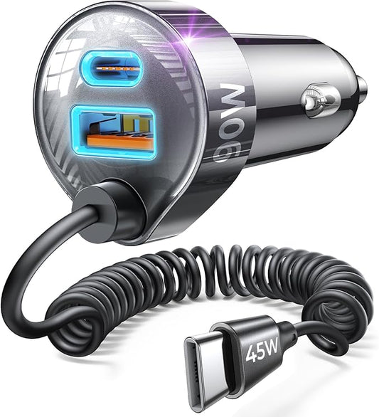 LISEN 90W for iPhone 17 16 15 Pro Max Car Charger USB C Fast Charge,Super Fast for iPhone 17 16 Car Charger USB C Adapter for iPhone 17e 16 15 Pro Max Plus Air,Samsung Galaxy S26 Ultra, Android