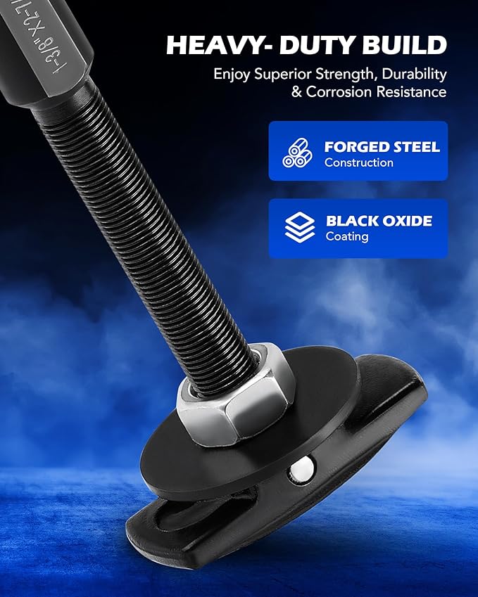 Orion Motor Tech Rear Axle Bearing Puller Tool Set, Rear Axle Bearing Remover Set, Rear Axle Bearing Removal Tool Kit with 3 Sizes 1-1/4 to 1-7/8, 1-5/16 to 2-3/8, & 1-3/8 to 2-7/8