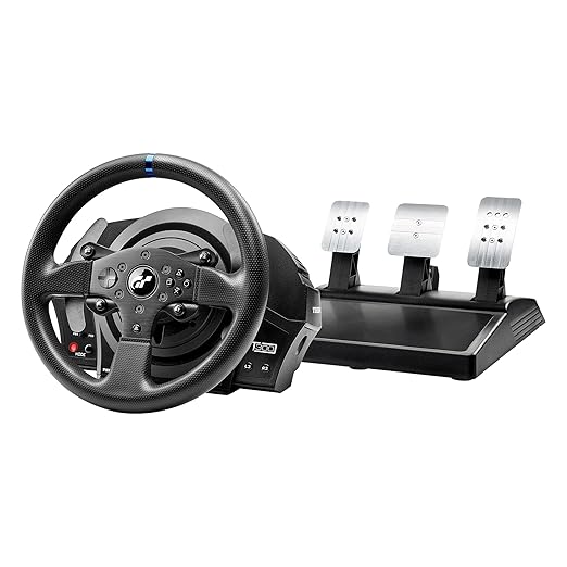 Thrustmaster T300RS GT Steering Wheel Set – Premium Force Feedback Sim Racing Wheel & Pedals for PS5, PS4 & PC | Realistic Driving Simulator for Sim Racing