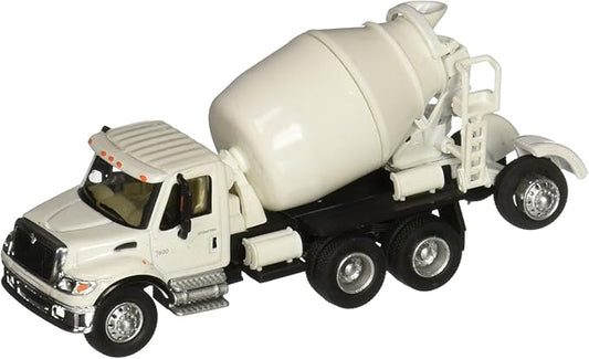 Walthers SceneMaster International, White 7600 3-Axle Cement Mixer